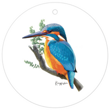 Load image into Gallery viewer, Kingfisher Bird Gift Tag| Blue
