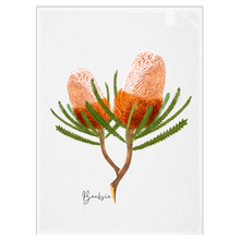 Load image into Gallery viewer, Banksia Tea Towel - Australian Design - Australiana Gifts Co
