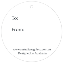 Load image into Gallery viewer, BottleBrush Flower Gift Tag | Red - Australiana Gifts Co

