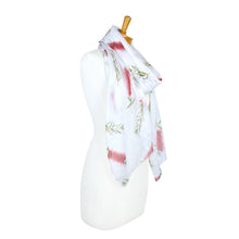 Load image into Gallery viewer, Bottlebrush Flower Scarf | Red - Australiana Gifts Co
