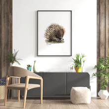 Load image into Gallery viewer, Echidna Poster - Australiana Gifts Co
