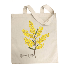 Load image into Gallery viewer, Golden Wattle Cotton Tote Bag - Australiana Gifts Co
