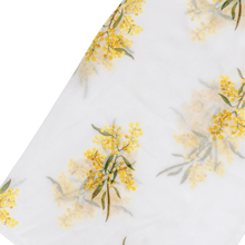 Load image into Gallery viewer, Golden Wattle Scarf | White - Australiana Gifts Co
