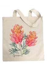 Load image into Gallery viewer, Grevillea Cotton Tote Bag - Australiana Gifts Co
