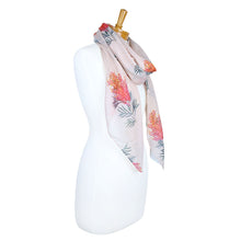 Load image into Gallery viewer, Grevillea Flower Scarf | Beige - Australiana Gifts Co

