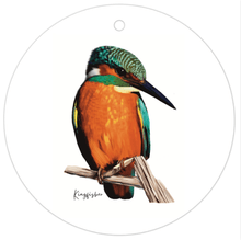 Load image into Gallery viewer, Kingfisher Bird Gift Tag | Orange - Australiana Gifts Co
