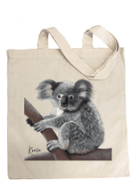 Load image into Gallery viewer, Koala Cotton Tote Bag - Australiana Gifts Co
