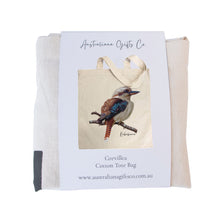 Load image into Gallery viewer, Kookaburra Cotton Tote Bag - Australiana Gifts Co
