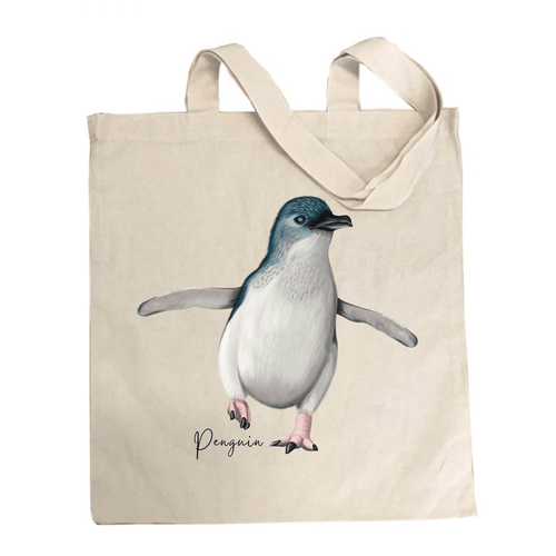 Penguin Cotton Tote Bag - Australiana Gifts Co