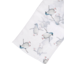 Load image into Gallery viewer, Penguin Scarf | White - Australiana Gifts Co
