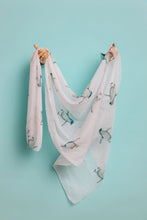 Load image into Gallery viewer, Penguin Scarf | White - Australiana Gifts Co
