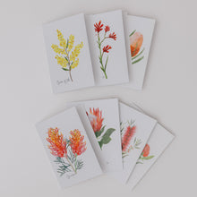 Load image into Gallery viewer, Red Flowering Gum Flower Card - Australiana Gifts Co
